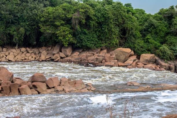 istock Waterfall tourist complex in Brazil 1447315102