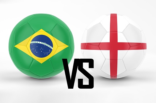 Brazil VS England Football