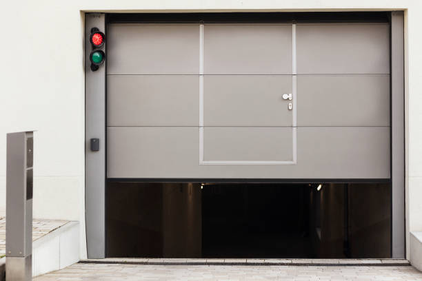 istock Garage Door to Car Parking 1447334173