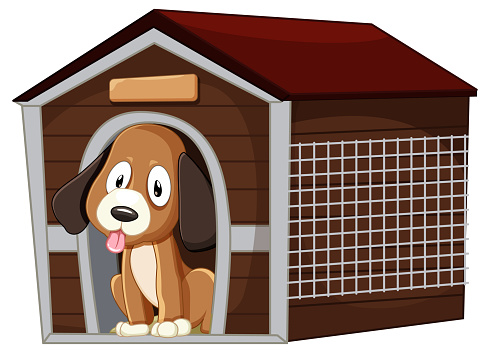 Free download of Dog House clip art Vector Graphic