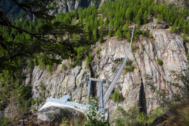 istock Suspension bridge Aspi - Titter (Switzerland) 1447341584