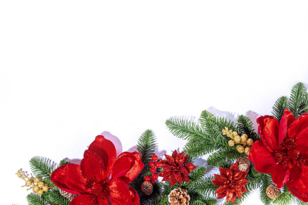 istock White Christmas, New Year background 1447346342