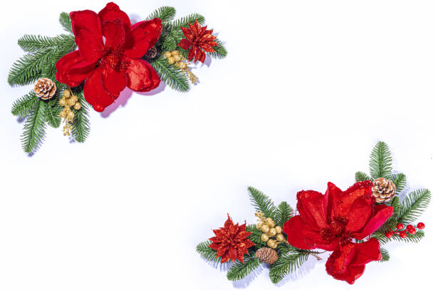 istock White Christmas, New Year background 1447346343
