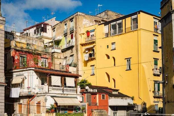 istock Buildings  in Montesanto district, architecture in Naples, Italy 1447347457