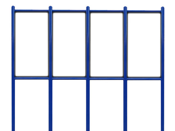 istock Front view of light box with blue cast iron frame and shadow. isolated. isolated on white background 1447350800