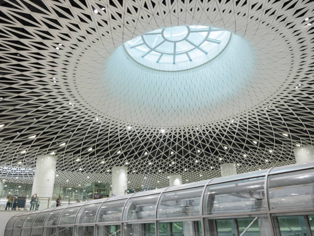 istock Gangxia North Station，Shenzhen Metro，China 1447352097
