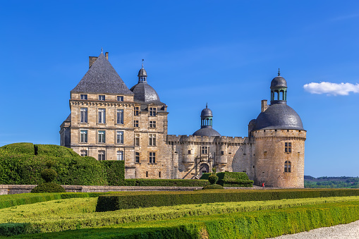 Chateau de Hautefort is French castle in Dordogne, France
