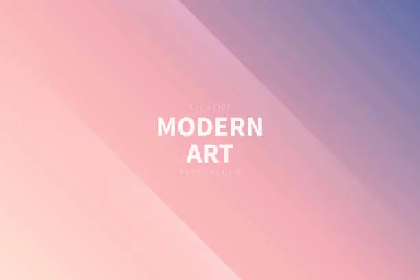 Vector illustration of Modern abstract background - Pink gradient