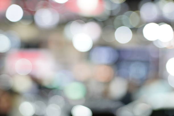 istock Color bokeh light defocused abstract background 1447358120