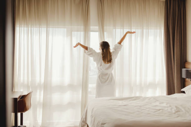 istock Greeting the new day with open arms 1447358483