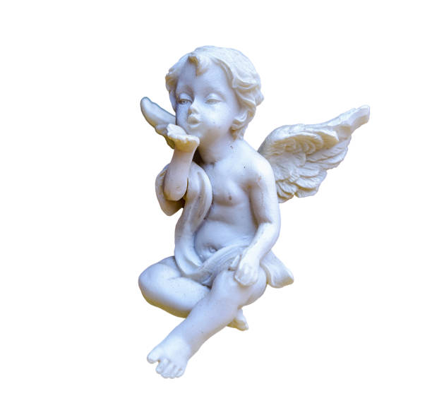 istock Cupid Angel isolated on the white background. 1447358646
