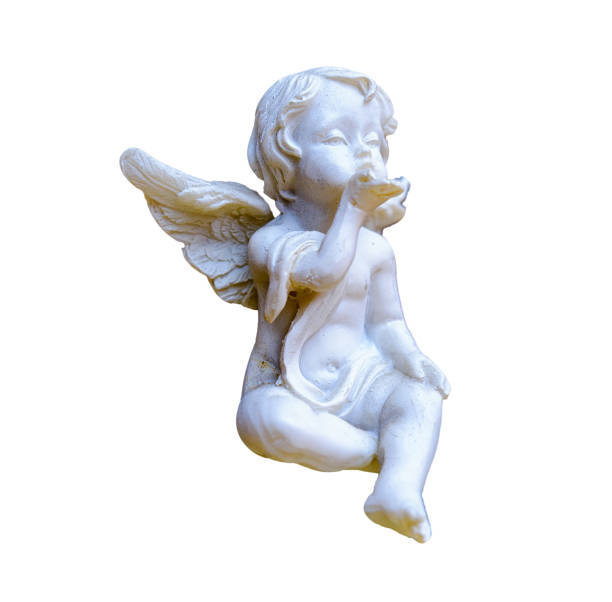 istock Cupid Angel isolated on the white background. 1447358659