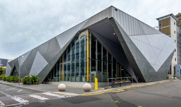 Solar Industrial Research Facility building in The University of New South Wales (UNSW) stock photo