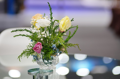 Bouquet flowers in Vases