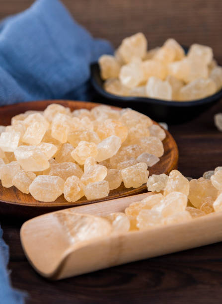 istock Traditional food yellow rock sugar 1447360166