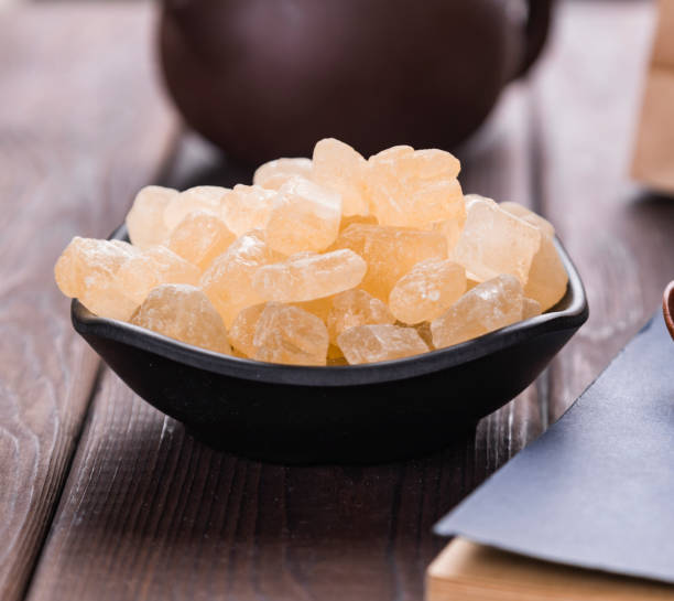 istock Traditional food yellow rock sugar 1447360179