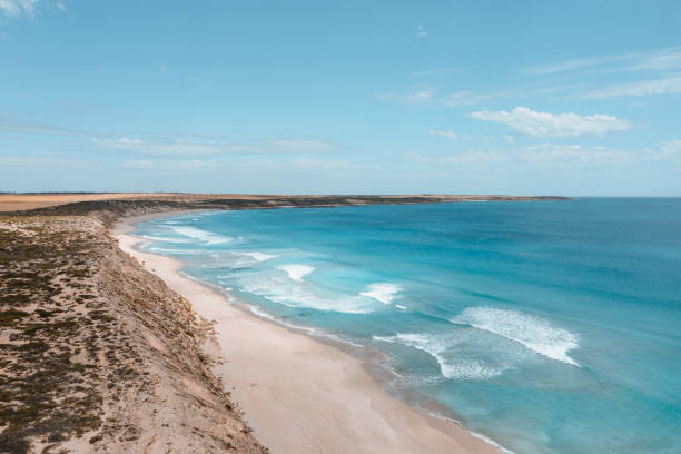 The Yorke Peninsula Aerial image of Berry Bay on Australias Yorke Peninsula peninsula stock pictures, royalty-free photos & images
