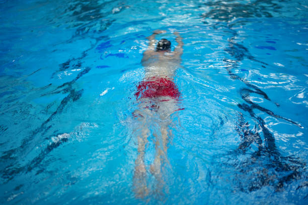 istock Swimeer in the swimming pool 1447368907