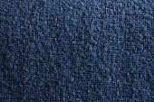 Blue blanket texture with copy space