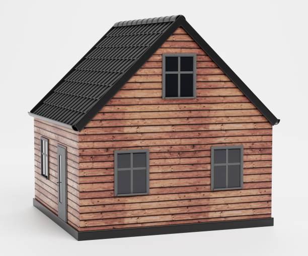 istock Realistic 3D Render of Stylised House 1447377648