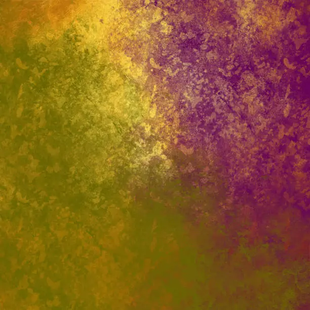 Vector illustration of Purple and Gold Colored Abstract Texture. Metallic Full Frame Surface Grunge Texture Background.