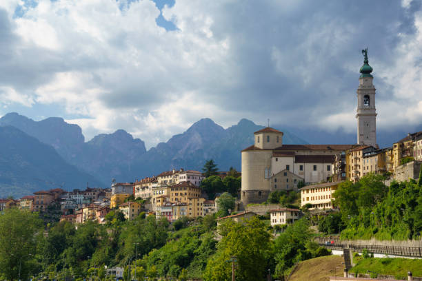 istock View of Belluno, historic city 1447390913