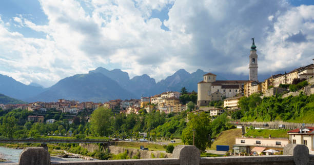 istock View of Belluno, historic city 1447390930
