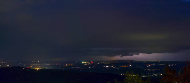 istock thunderstorm landscape in the evening 1447396232