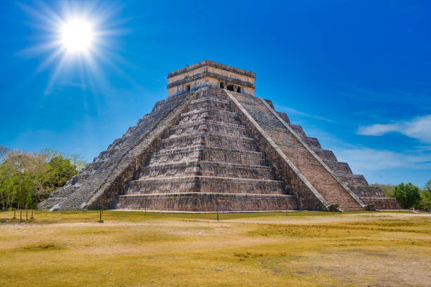 istock Temple Pyramid of Kukulcan El Castillo, Chichen Itza, Yucatan, Mexico, Maya civilization 1447401518