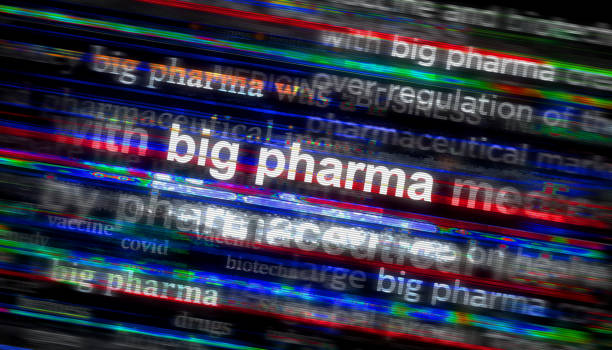 istock Big Pharma headline titles media with 3d illustration 1447410728