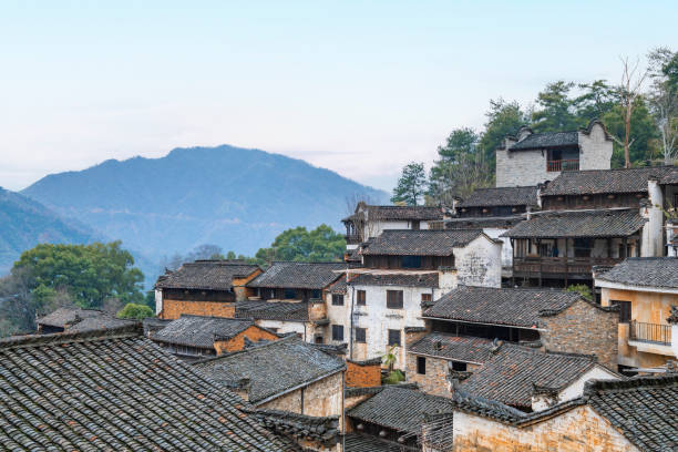 istock Ancient historical town in South China 1447412071