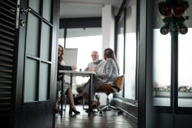 istock Business people on meeting 1447428736