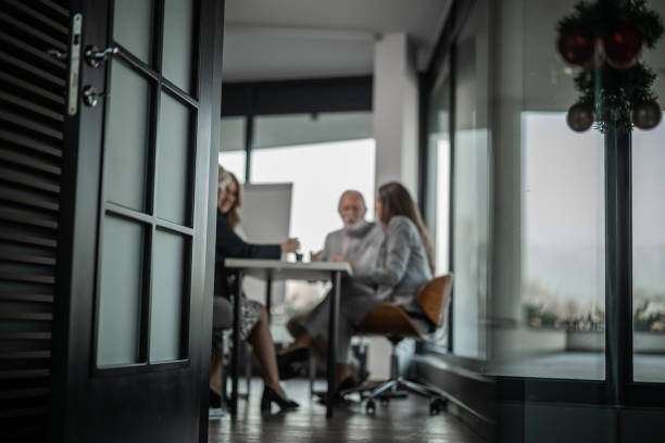 istock Business people on meeting 1447431086
