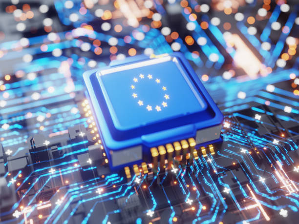 istock CPU AI Circuit board  Europe flag concept 1447446265