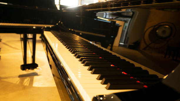 istock piano keys of a black piano 1447448056