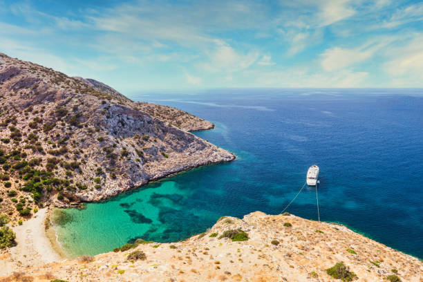 istock The beach Armeos in Syros island, Greece 1447452100