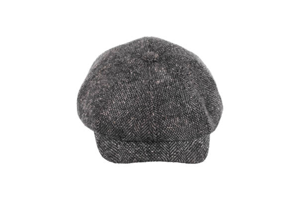 istock vintage gray wool cap isolated on white background 1447452103