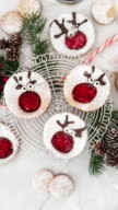 istock Prepapring Christmas sweet dessert home social media vertical tutorial taken on mobile device 1447459100