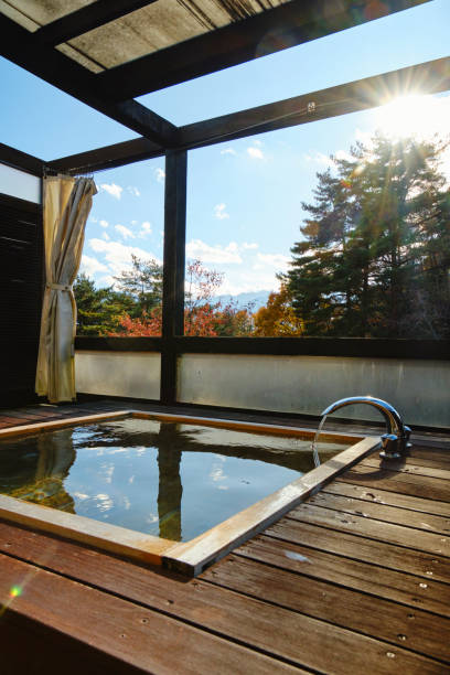 istock Outdoor Japanese Bathtub 1447461761