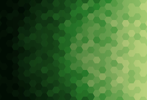 Abstract pattern mosaic background. Square shape with a light dark green gradient. Texture design for vector illustration.