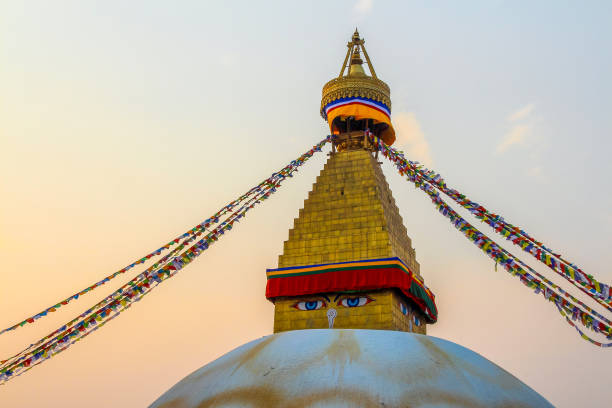 istock Bouddha Stupa at sunset in Kathmandu 1447480281