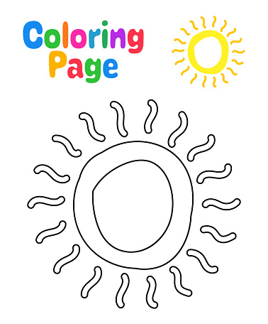 Dibujos animados esquema sol prediseñadas vector gratis Dibujos animados esquema sol prediseñadas vector gratis
