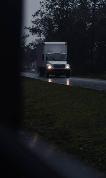 istock Stormy Truck 1447496583