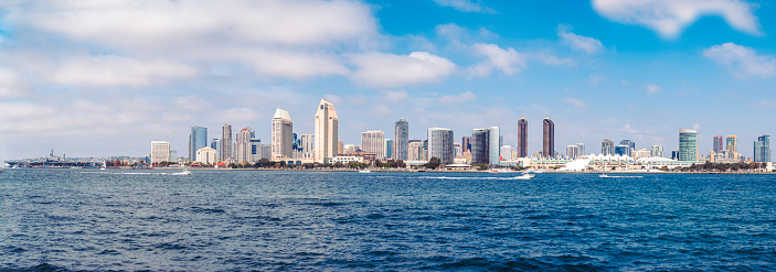 San Diego skyline from Coronado island