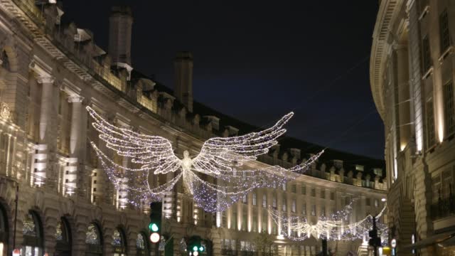 Christmas Lights Angel on Regent Street