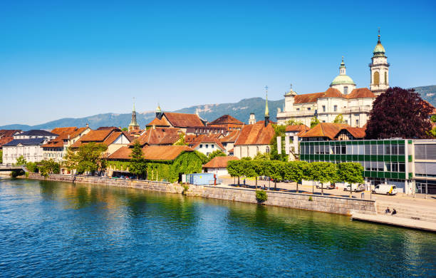 istock Solothurn city on Aare river, Switzerland 1447508675