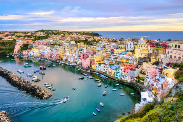 istock Procida island, Naples, Italy, on sunrise 1447509138