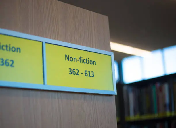 Sign on Library Shelves: Non Fiction
