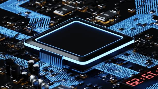 istock Close Up Of A Main Microchip On The Motherboard 1447536724