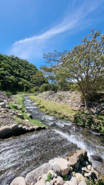 istock Panama, Boquete, artificial waterfall on the Caldera creek 1447544038